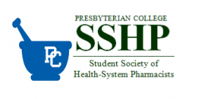 Student Society of Health-System Pharmacists SSHP logo | Presbyterian College School of Pharmacy | Clinton SC