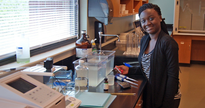 Claflin Student Completes Research Project at PCSP 